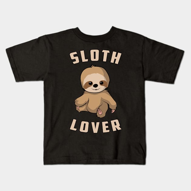 Sloth Lover Cute Sloths Animal Kids T-Shirt by T-Shirt.CONCEPTS